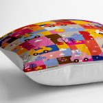 - yerminderi-YER-887-1 - Realhomes  RealHomes Dijital Baskılı Yer Minderi - 70 x 70 cm Realhomes