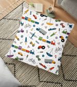 - yerminderi-YER-888 - Realhomes  Real Homes Dijital Baskılı Yer Minderi - 70 x 70 cm Realhomes