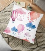 - yerminderi-YER-902 - Realhomes Real Homes Dijital Baskılı Yer Minderi - 70 x 70 cm Realhomes