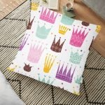 Real Homes Dijital Baskılı Yer Minderi - 70 x 70 cm Realhomes