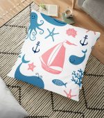 - yerminderi-YER-916 - Realhomes  Real Homes Dijital Baskılı Yer Minderi - 70 x 70 cm Realhomes