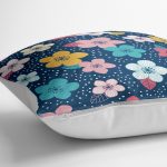 - yerminderi-YER-919-1 - Realhomes Çiçek Desenli Dijital Baskılı Yer Minderi - 70 x 70 cm Realhomes