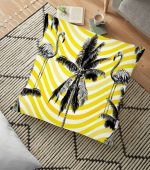 - yerminderi-YER-950 - Realhomes  Flamingo Desenli Dijital Baskılı Yer Minderi - 70 x 70 cm Realhomes