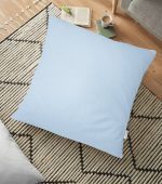 - yerminderi-YER-953 - Realhomes  Bebek Mavi Dijital Baskılı Dekoratif Yer Minderi - 70 x 70 cm Realhomes