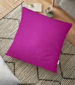 - yerminderi-YER-959 - Realhomes  Mor Renkli Dijital Baskılı Dekoratif Yer Minderi - 70 x 70 cm Realhomes