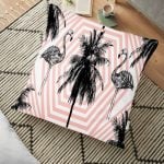 Leopar Resimli Dijital Baskılı Dekoratif Yer Minderi - 70 x 70 cm Realhomes