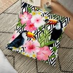 Real Homes Dijital Baskılı Dekoratif Yer Minderi - 70 x 70 cm Realhomes