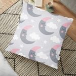 Real Homes Dijital Baskılı Dekoratif Yer Minderi - 70 x 70 cm Realhomes