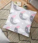 Real Homes Dijital Baskılı Dekoratif Yer Minderi - 70 x 70 cm Realhomes