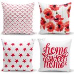 Realhomes Afrika Woman 4'lü Kırlent Kılıfı Seti Realhomes