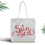 Paris Çizimli Modern Tasarımlı Dijital Baskılı Fermuarlı Kumaş Çanta Realhomes