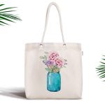 Renkli Anahtar Desenli Dijital Baskılı Fermuarlı Kumaş Çanta Realhomes