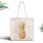 Beautiful Cactus Desenli Dijital Baskılı Fermuarlı Kumaş Çanta Realhomes