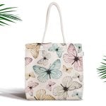 Best Friends Temalı Dijital Baskılı Modern Fermuarlı Kumaş Çanta Realhomes