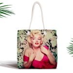 Siyah Beyaz Paris Tasarımlı Dijital Baskılı Fermuarlı Bez Çanta Realhomes