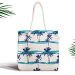 Renkli Elmalar Dijital Baskılı Fermuarlı Kumaş Çanta Realhomes