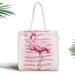 Kavaniçe Bal Peteği Desenli Modern Dijital Baskılı Fermuarlı Kumaş Çanta Realhomes