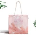 Kokteyl Plaj Özel Tasarım Fermuarlı Dijital Baskılı Plaj Çantası Realhomes