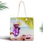 3D Instagram Fotoğraf Makinası Desenli Dijital Baskılı Fermuarlı Kumaş Çanta Realhomes