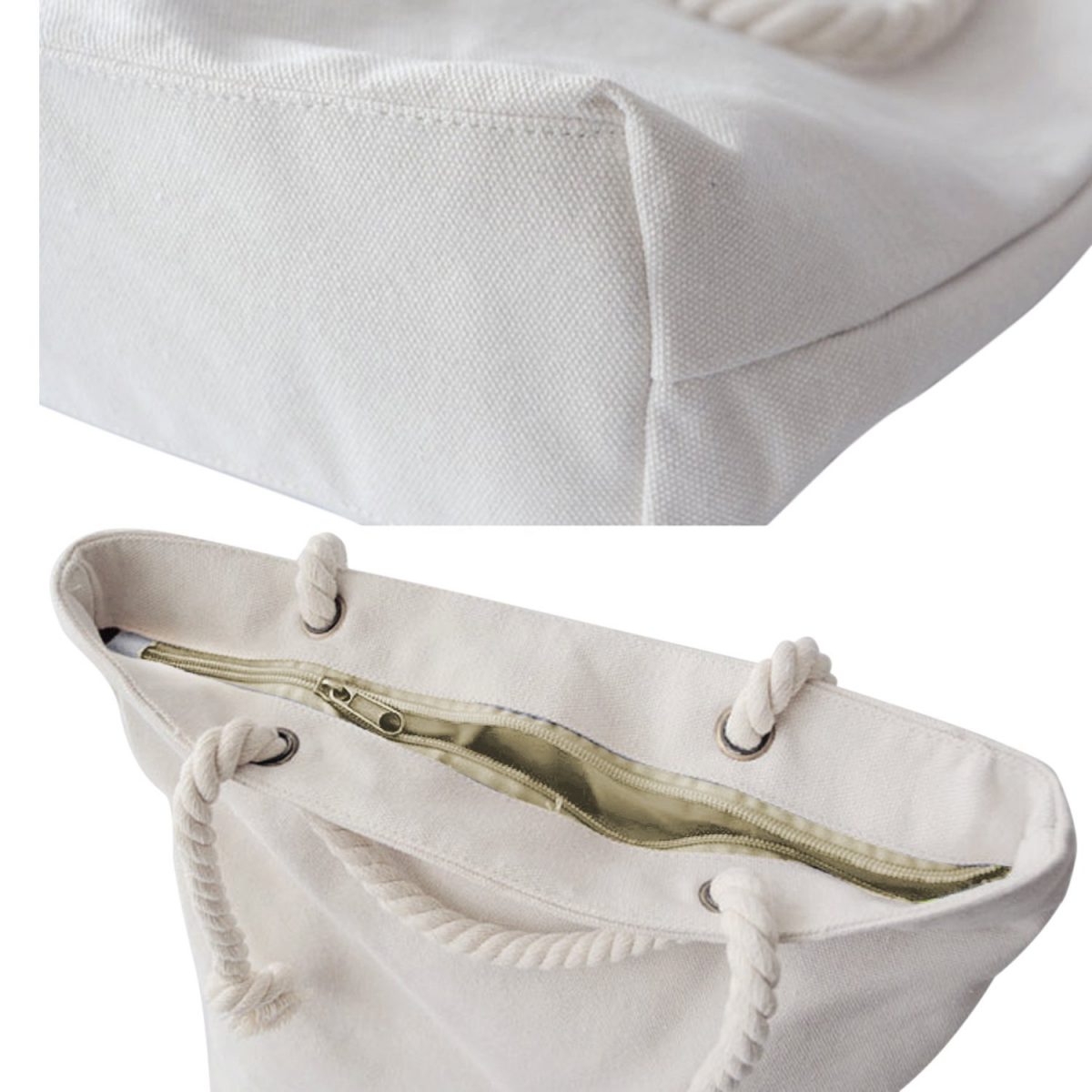 Beyaz Zeminde Limon Desenli 3D Fermuarlı Modern Kumaş Çanta Realhomes