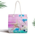 Sarı Zeminde Pembe Ananas Modern Tasarımlı Fermuarlı Kumaş Çanta Realhomes