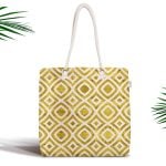 Pembe Zeminde 3D Ananas Temalı Modern Fermuarlı Kumaş Çanta Realhomes