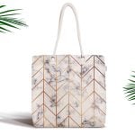 Tropikal Orman Tasarımlı Dijital Baskılı Fermuarlı Kumaş Çanta Realhomes