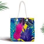 Geometrik Altın Kabartma Desenli Özel Tasarım Fermuarlı Kumaş Çanta Realhomes