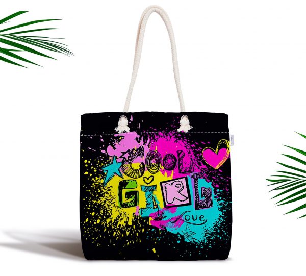 - kumas-canta-3303 - Realhomes  Siyah Zeminde Cool Tasarımlı Dijital Baskılı Kumaş Çanta Realhomes