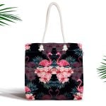 Etnik Geometrik Desenli Özel Tasarım Fermuarlı Kumaş Çanta Realhomes