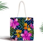 Icon Women Özel Tasarımlı Dijital Baskılı Fermuarlı Kumaş Çanta Realhomes