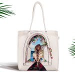 Yesterday Tomorrow NOW Yazılı Dijital Baskılı Fermuarlı Kumaş Çanta Realhomes