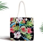 Deniz Yıldızı Özel Tasarımlı Fermuarlı Kumaş Çanta Realhomes