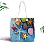 Özel Tasarım Paris Fashion Dijital Baskılı Fermuarlı Kumaş Çanta Realhomes