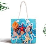 Rengarenk Evler Özel Tasarımlı Fermuarlı Kumaş Bez Çanta Realhomes