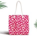 Fashion Summer Tasarımlı Dijital Baskılı Fermuarlı Bez Çanta Realhomes