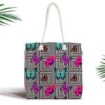 Denizci Temalı Özel Tasarımlı Modern Kumaş Çanta Realhomes