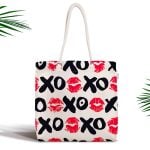 Sea Summer Dijital Baskılı Fermuarlı Özel Tasarım Plaj Çantası Realhomes