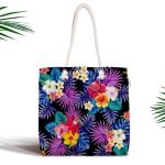 Fashion Girl Özel Tasarım Dijital Baskılı Fermuarlı Kumaş Çanta Realhomes