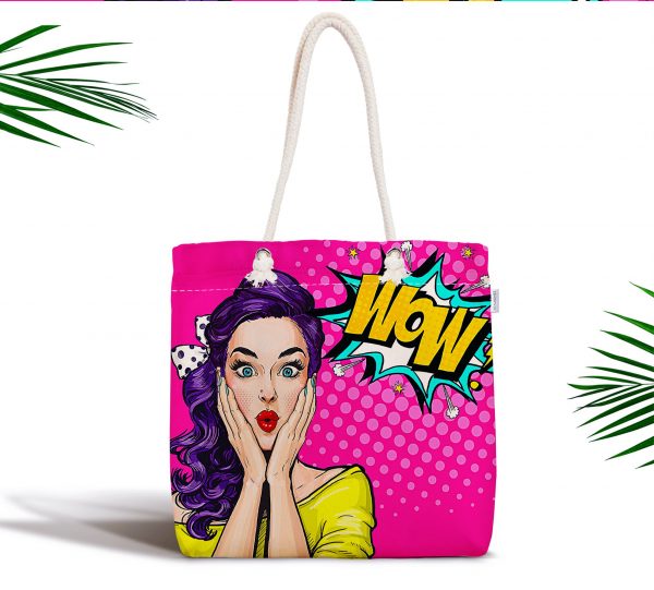 - kumas-canta-740 - Realhomes  Pop Art Resimli Dijital Baskılı Fermuarlı Modern Kumaş Çanta Realhomes