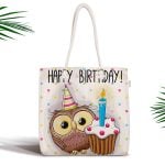 For You Dijital Baskılı Fermuarlı Kumaş Çanta Realhomes