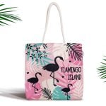 Renkli Puanlı Desenli Dijital Baskılı Fermuarlı Kumaş Çanta Realhomes