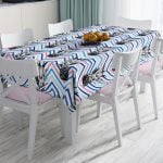 Şarmaşık Gül Desenli Kuş Motifli Dijital Baskılı Leke Tutmaz Masa Örtüsü Realhomes