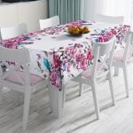 Labirent Çizimli Modern Dijital Baskılı Leke Tutmaz Masa Örtüsü Realhomes