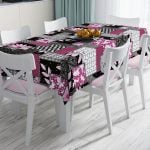 Home Sweet Home Dijital Baskılı Dekoratif Leke Tutmaz Masa Örtüsü Realhomes