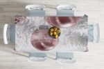 - realhomesMasa3006-1 - Realhomes  Yılbaşı Küreleri Dijital Baskılı Dekoratif Leke Tutmaz Masa Örtüsü Realhomes