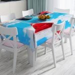 RealHomes Summer Özel Tasarım Dijital Baskılı Masa Örtüsü Realhomes