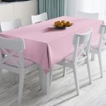 3D Gül ve Mektup Temalı Dijital Baskılı Leke Tutmaz Masa Örtüsü Realhomes