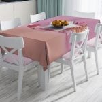 Modern Üçgen Mermer Desenli 3D Dijital Baskılı Leke Tutmaz Masa Örtüsü Realhomes