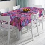 Ogea Pudra Zeminli Özel Tasarım Leke Tutmaz Masa Örtüsü Realhomes